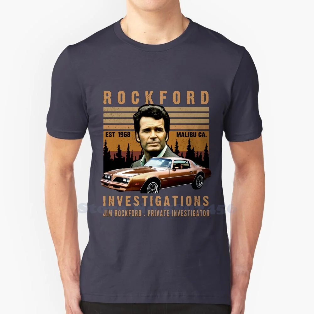 

The Rockford Files Shirt Jim Rockford 1970'S Detective With Sayings Gifts For Dad 100% Pure Cotton T-Shirt The Rockford Files