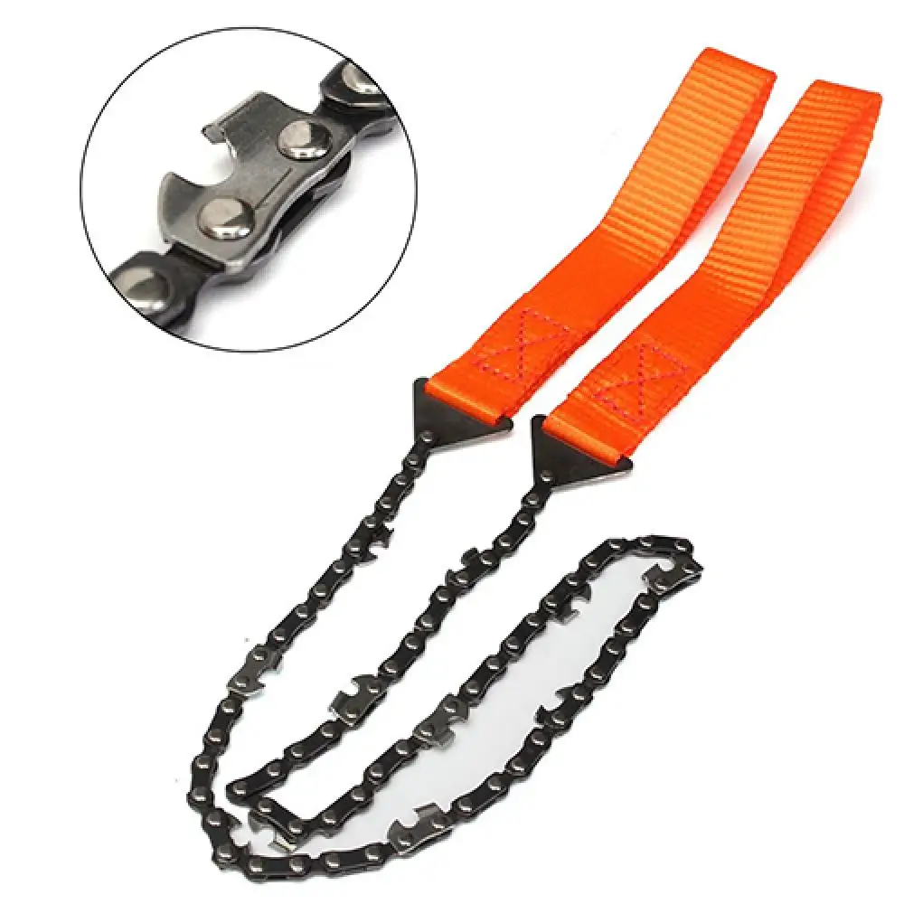 103cm Survival Chain Saw Hand ChainSaw Emergency  Pocket Gear Chic Camping Tool Pocket Outdoor Chain Saw Outdoor Hand Wire Saw