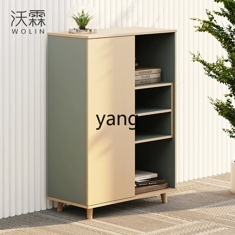 LHH ， file bookcase bookshelf low cabinet combination simple modern bookcase data cabinet