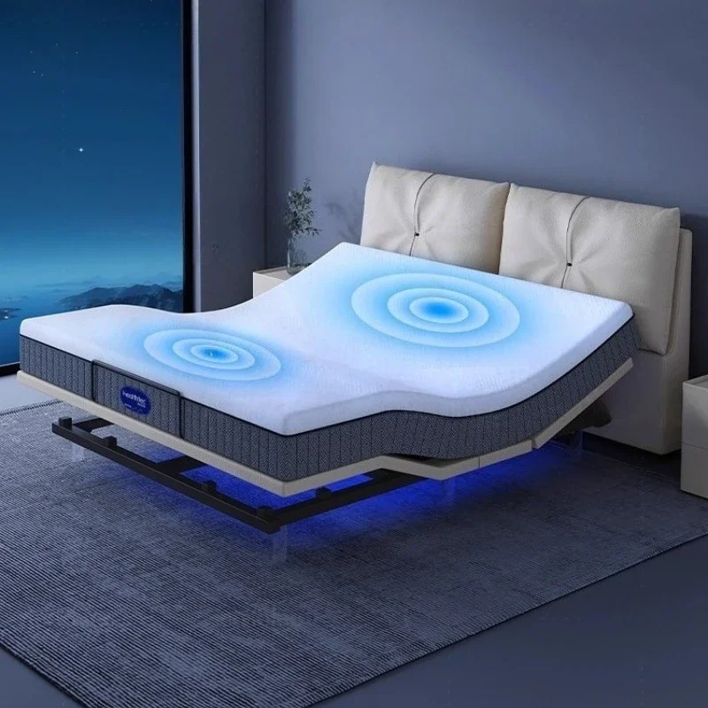 Drawer Master Bedroom Bed Teenage Girls Nordic Wooden Sleeping Bed Upholstery Double Cama De Lujo Para Dormitorio Furnitures