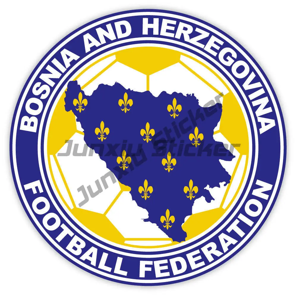 

Coat of Arms of Bosnia and Herzegovina Sticker Bosnia Herzegovina Wave Flag Map Outline Country Code Oval BA BIH Waterproof
