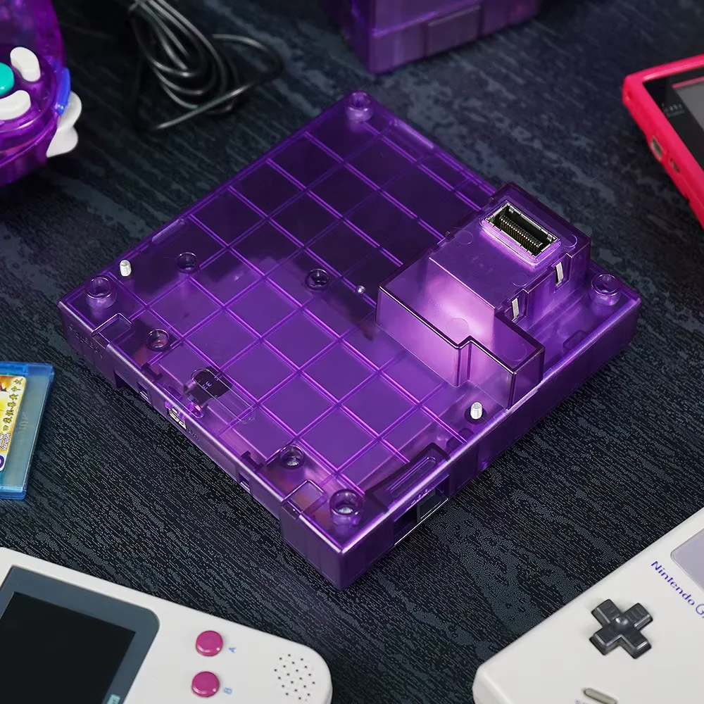 Translucent Case Replacement Shell GC Console Base Shell for GBA Gameboy player Dol-017 for NGC Game Console Accessories