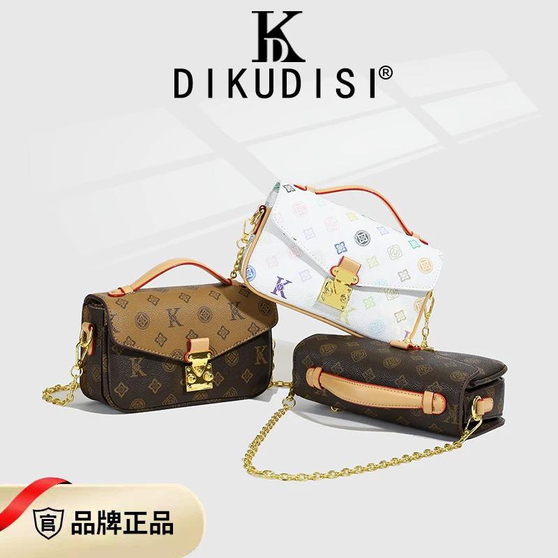 

Classic Paris Fashion Leather Messenger Bag - Vintage-Inspired Solid Color Tote With Modern Luxury Detailing