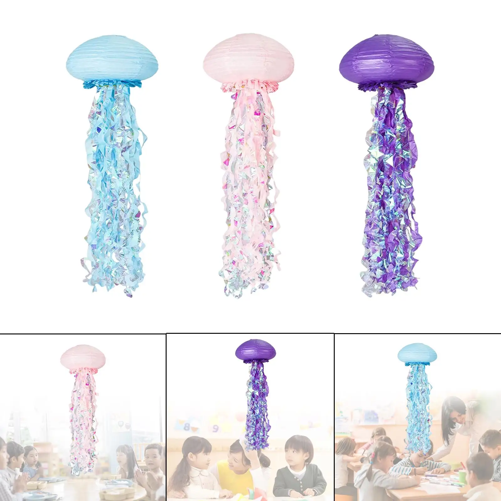 الإبداعية قنديل البحر ورقة فانوس شنقا زخرفة المحيط حزب مشرق وجميل لغرفة النوم في الهواء الطلق المنزل عيد الميلاد الفصول الدراسية