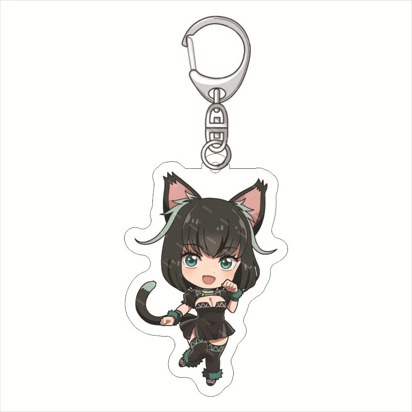 Cute Anime Is It Wrong To Try To Pick Up Girls In A Dungeon Keychain Jewelry Original Car keychain Accessories Firgures Gift