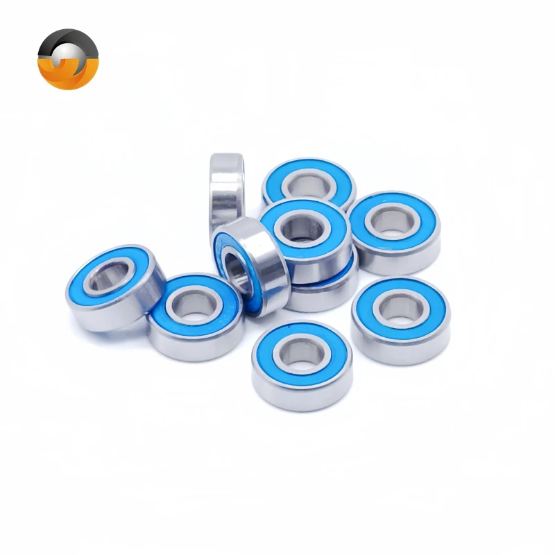 10Pcs 696RS 6x15x5mm Bearing ABEC-7 Miniature 696-2RS Ball Bearing With Blue Sealed R-1560DD