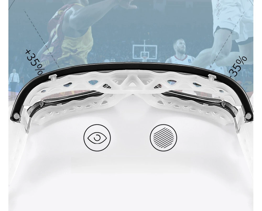 Yimaruili neue ultraleichte hochwertige Basketball Fußball Brillen Sicherheit große Feld ansicht optische verschreibung pflicht ige Sport brille Männer – Detail 12