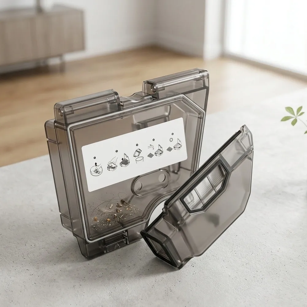 Vacuum Cleaner Container Replacement Dustbin For Daily Home Cleaning Smooth Interior Walls Single-click Release