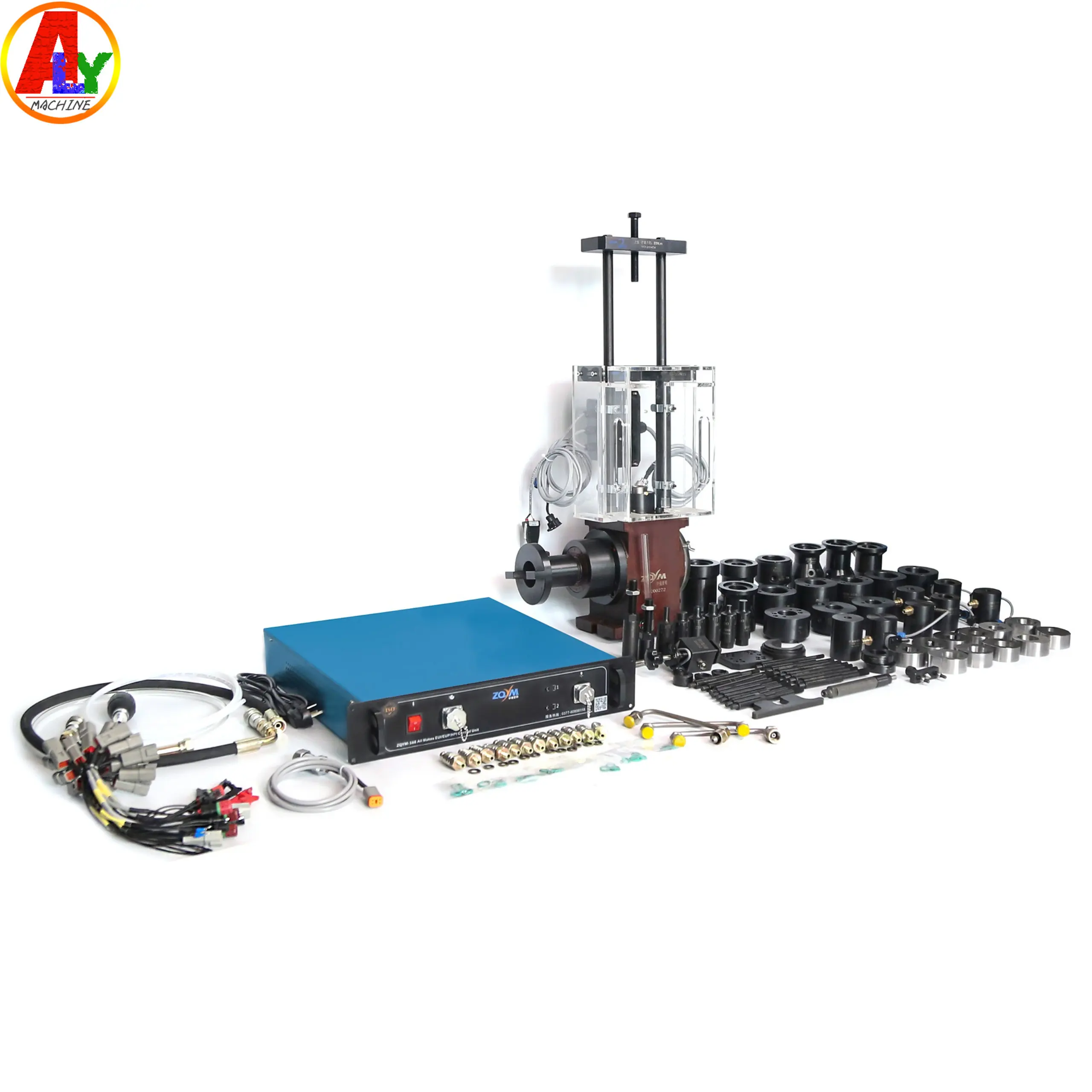 AM-1400 Diesel Cam Box Eui Eup Tester Unit Injector Pump   Cambox  with Adapters for Common Rail Test Bench