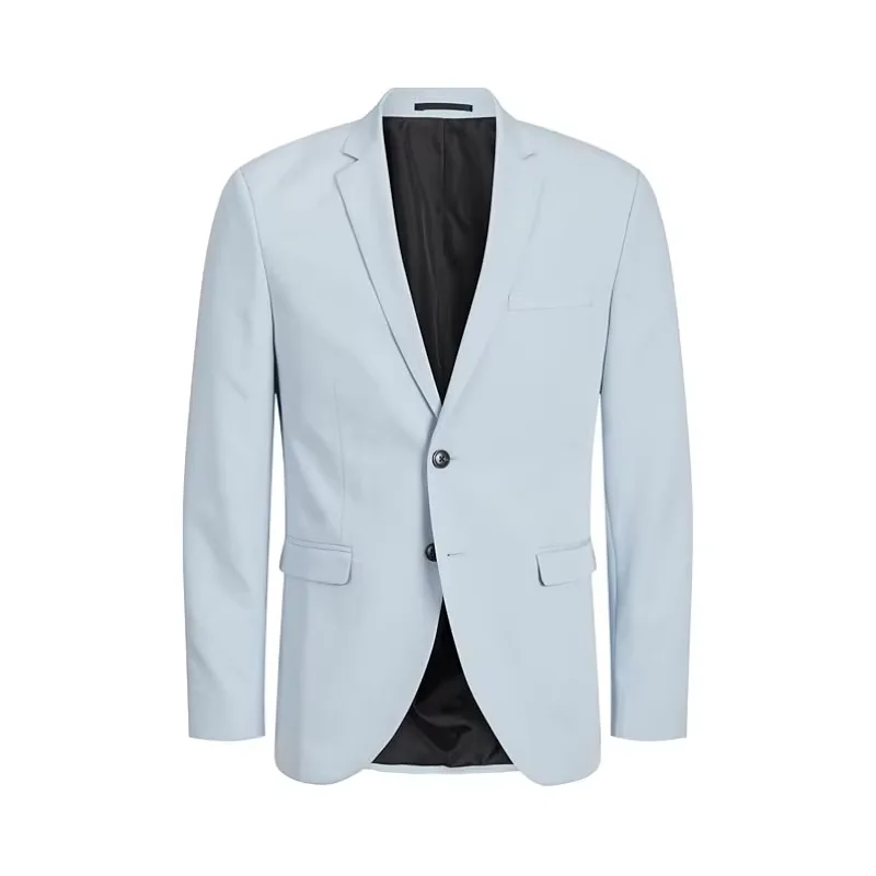 

«Мужской приталенный пиджак — деловой пиджак на заказ, текстурированная офисная одежда премиум-класса, официальная свадебная одежда жениха,