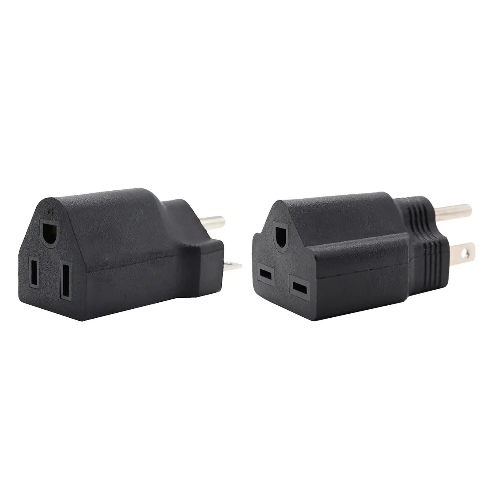 Portable 110V to 220-240V Plug Adapter Black Plug Adapter Power Supply