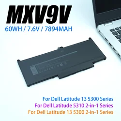 NEW MXV9V 60W Laptop Battery For Dell inspiron 7306 2-in-1 Latitude 13 5300 5310 7300 7400 0G74G
