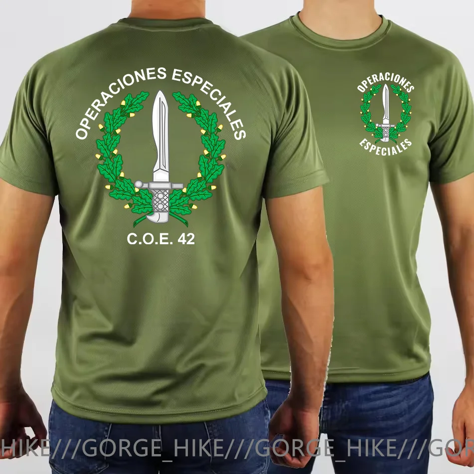 Spain COE Operacions Speciales ADHESIVO COE 42 T Shirt Stylish Summer Fashion Espana Army T-Shirt Military Streetwear Tee Shirt