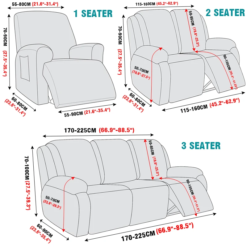 2024 Newest Chair Cover Stretch Sofa Cover for  Chair Recliner Slipcovers for Living Room Protector