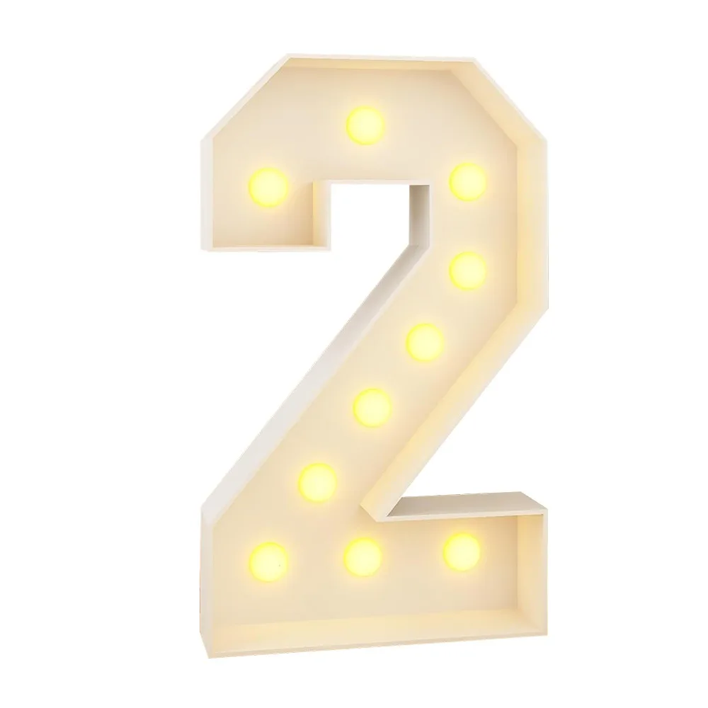 

0-9 Numbers LED Light Balloon Light Up Balloons Giant Numbers Giant Birthday Figure Marquee Style LED Lighted