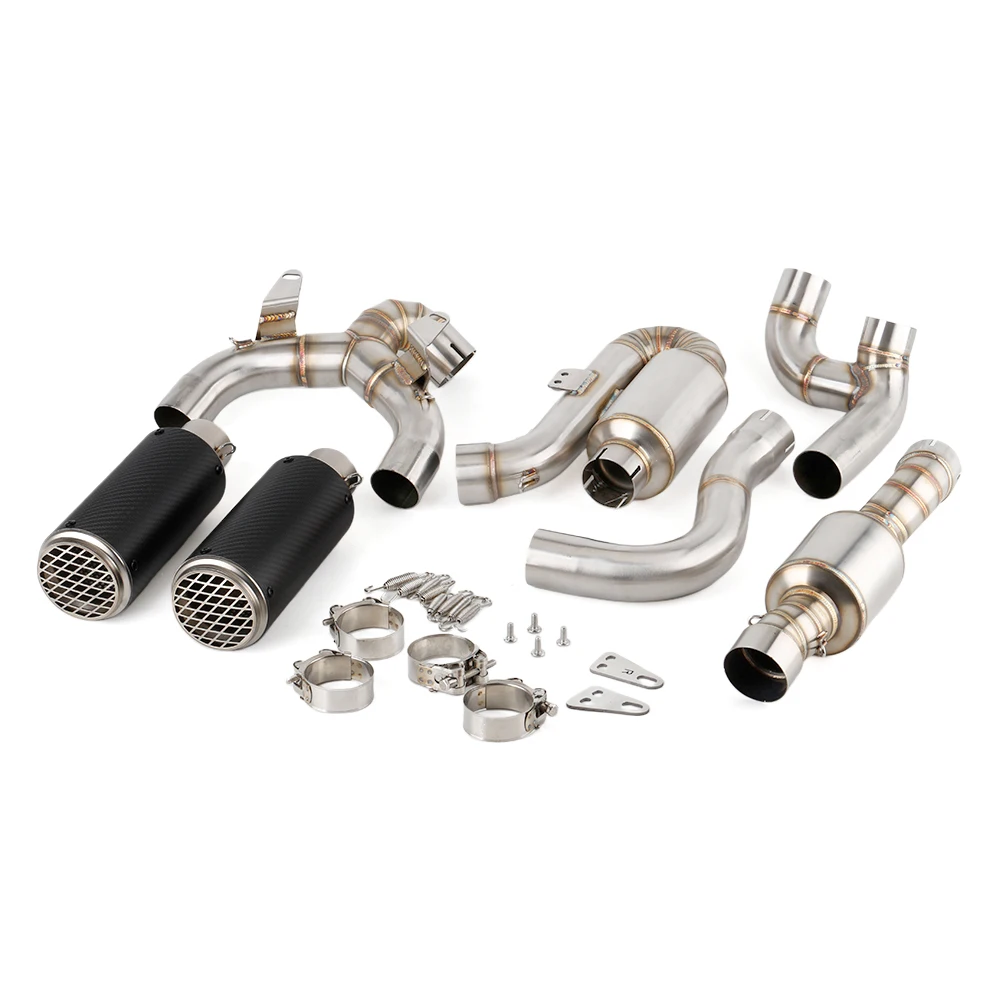 For Ducati Panigale V4 Panigale V4S 2022 to 2024 Panigale V4 Escape Motorcycle Exhaust Middle tail Link Pipe Slip-On
