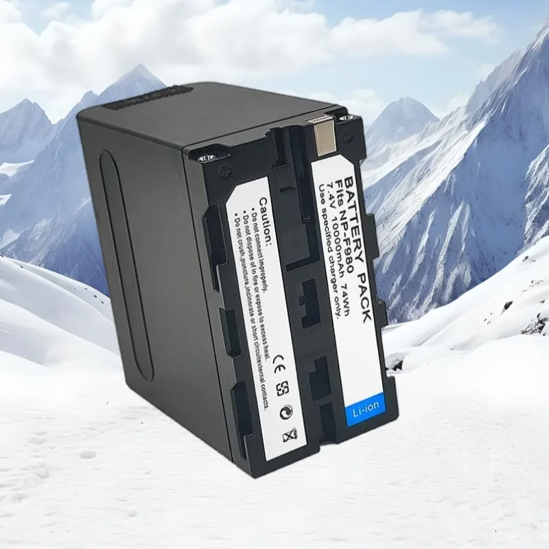 10000mAh for NP-F980 NP F970 NP-F970 NP F960 Battery with USB Charger Output for Sony PLM-100 CCD-TRV35 MVC-FD91 MC1500C DSC-S30