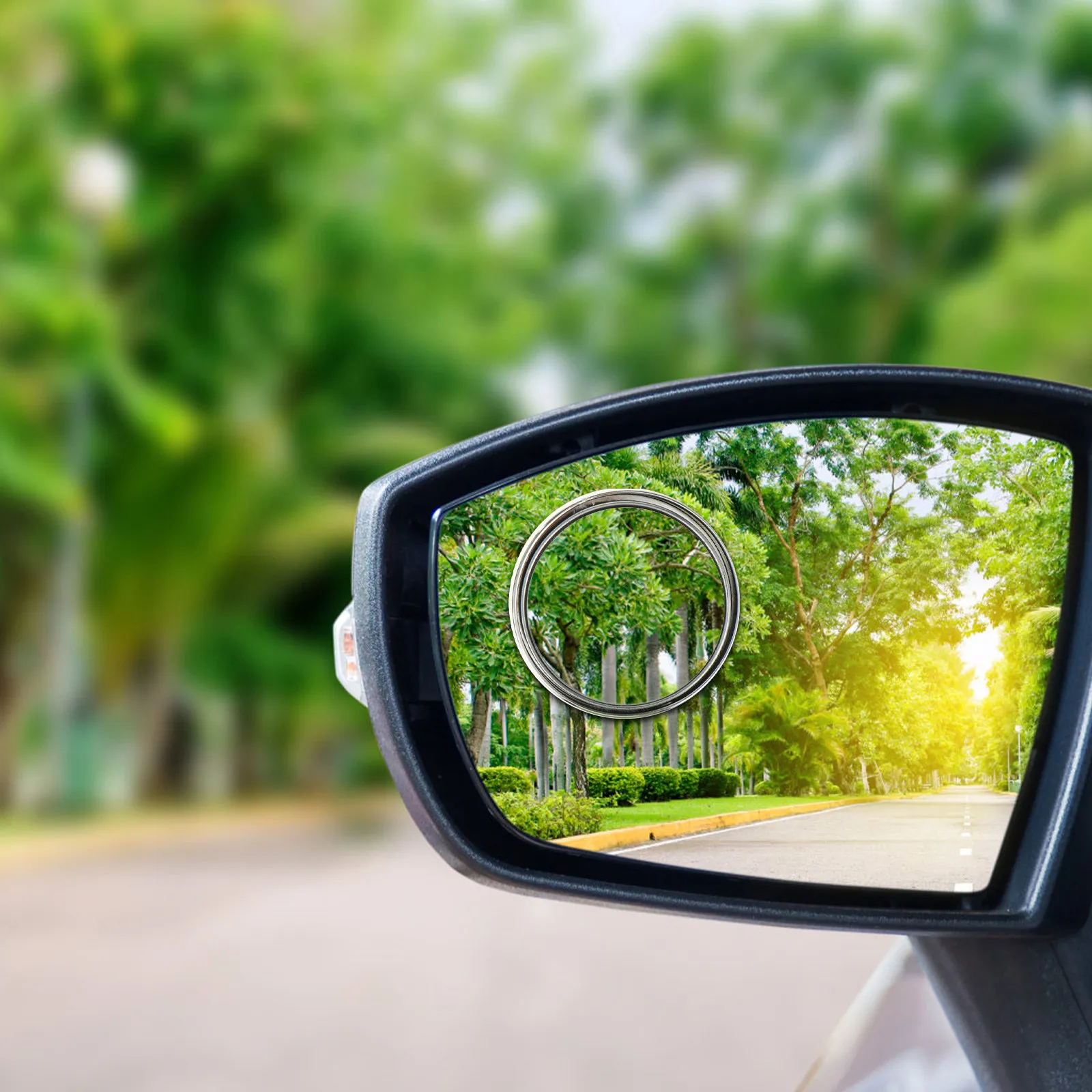 2Pairs High Quality Rotatable Push Type Blind Spot Mirror for Auto Rearview Mirror Eliminate Visual Blind Spots Wide Angle