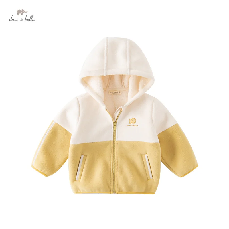 Dave Bella Children Girls Boys Autumn Fashion Casual Fleece Coat Tops Jacket Cardigan Outerwear Outdoor Sport DB4237986