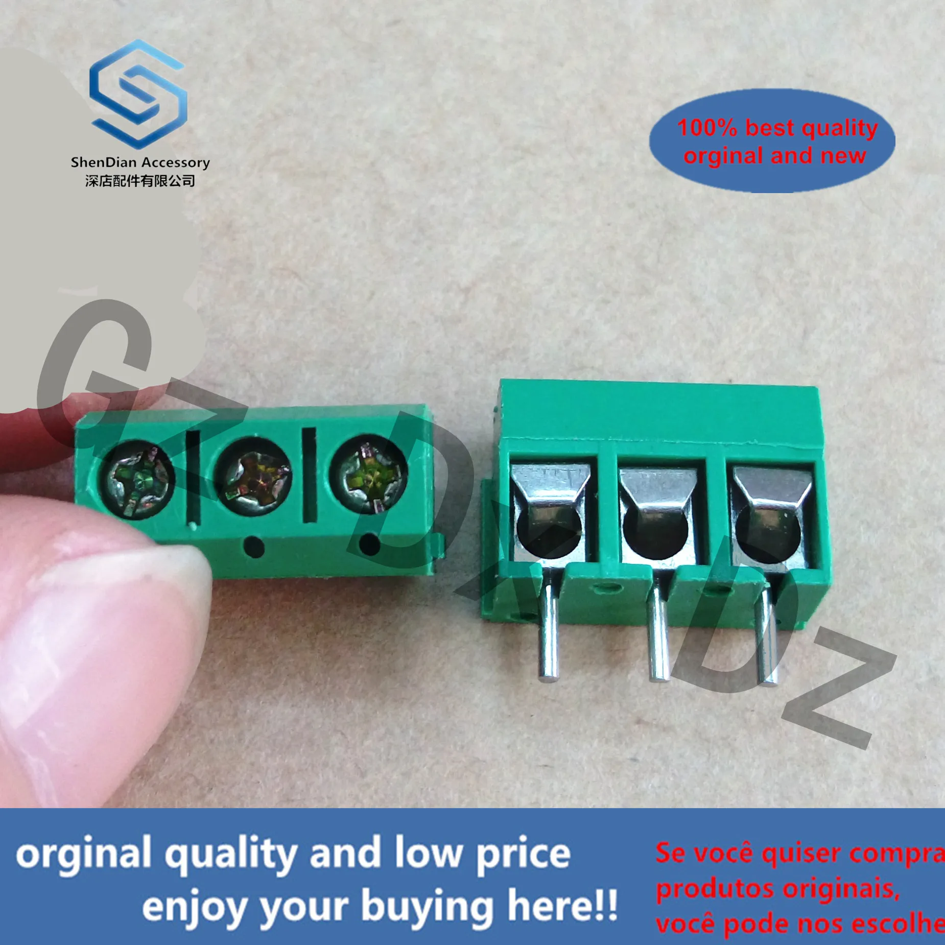2pcs 100% orginal new KV301 3P 3 16A brand new terminal block terminal block terminal copper real photo
