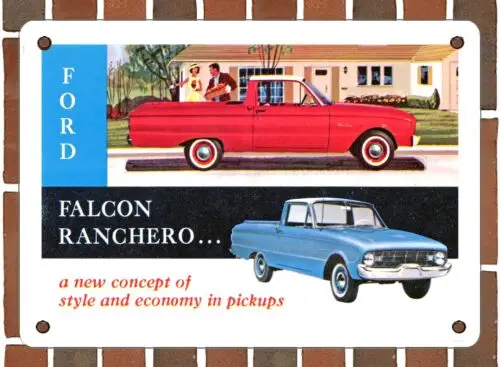 METAL SIGN - 1960 Falcon Ranchero - 10x14 Inches