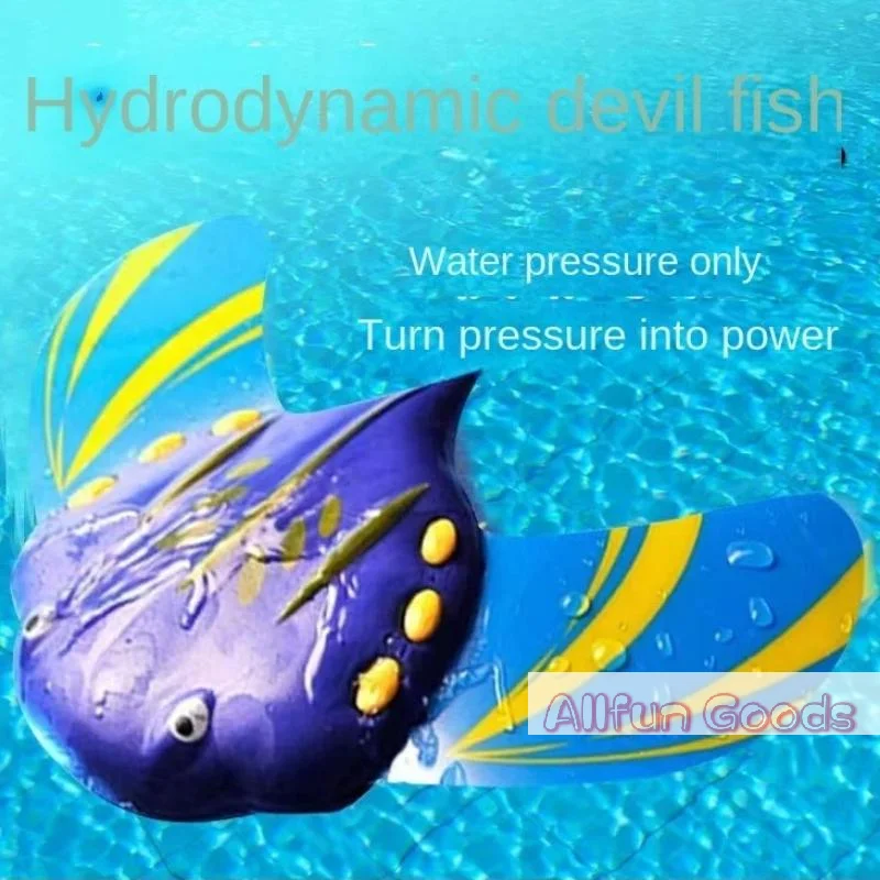 Water Power Devil Fish Underwater Glider Toy Beach Seaside Swimming Pool Games Kids Gift Summer Outdoor Toys Float For Adults