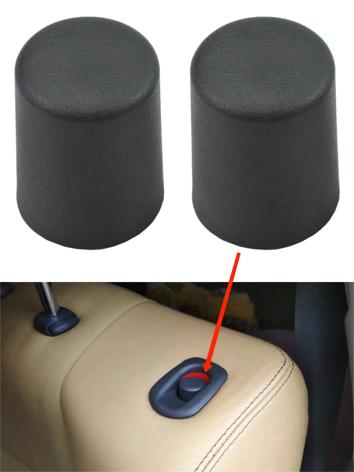 Car Rear Seat Back Lock Release Button Switch For Toyota Scion xB 2003-2009 | FJ Cruiser 2007-2014 | 4Runner 2003-2011