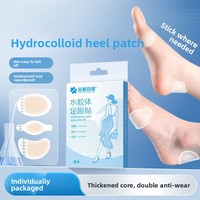 Invisible Water Gel Heel Pads Anti-Chafing High Heels Foot Ankle Anti-Chafing Pads Universal Size for All Shoes Moon Shape Ov...