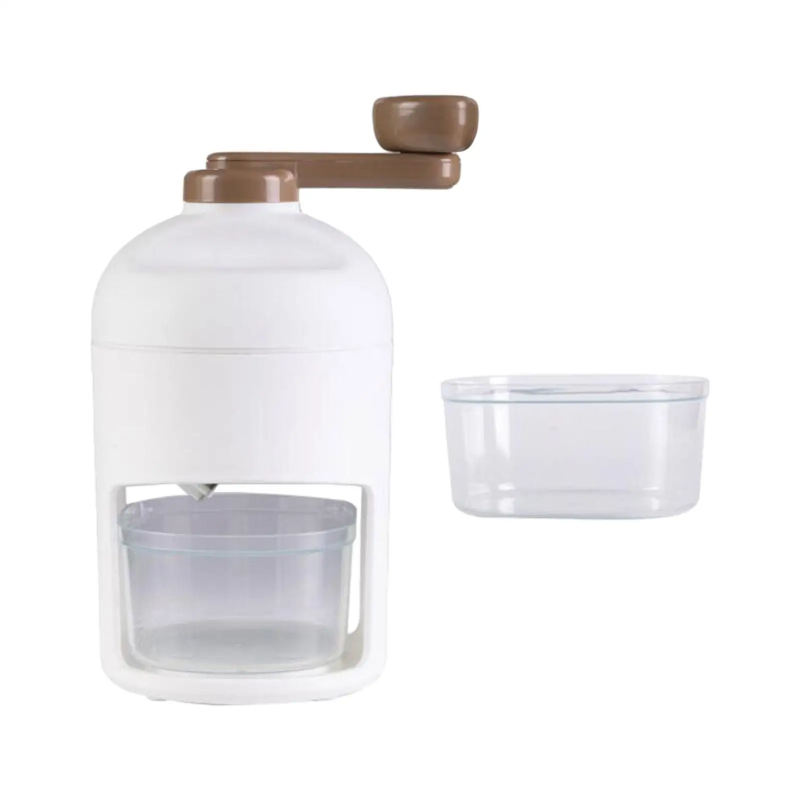 Manual Rotary Ice Crusher Mini Hand Crank Ice Crusher for Indoor Outdoor