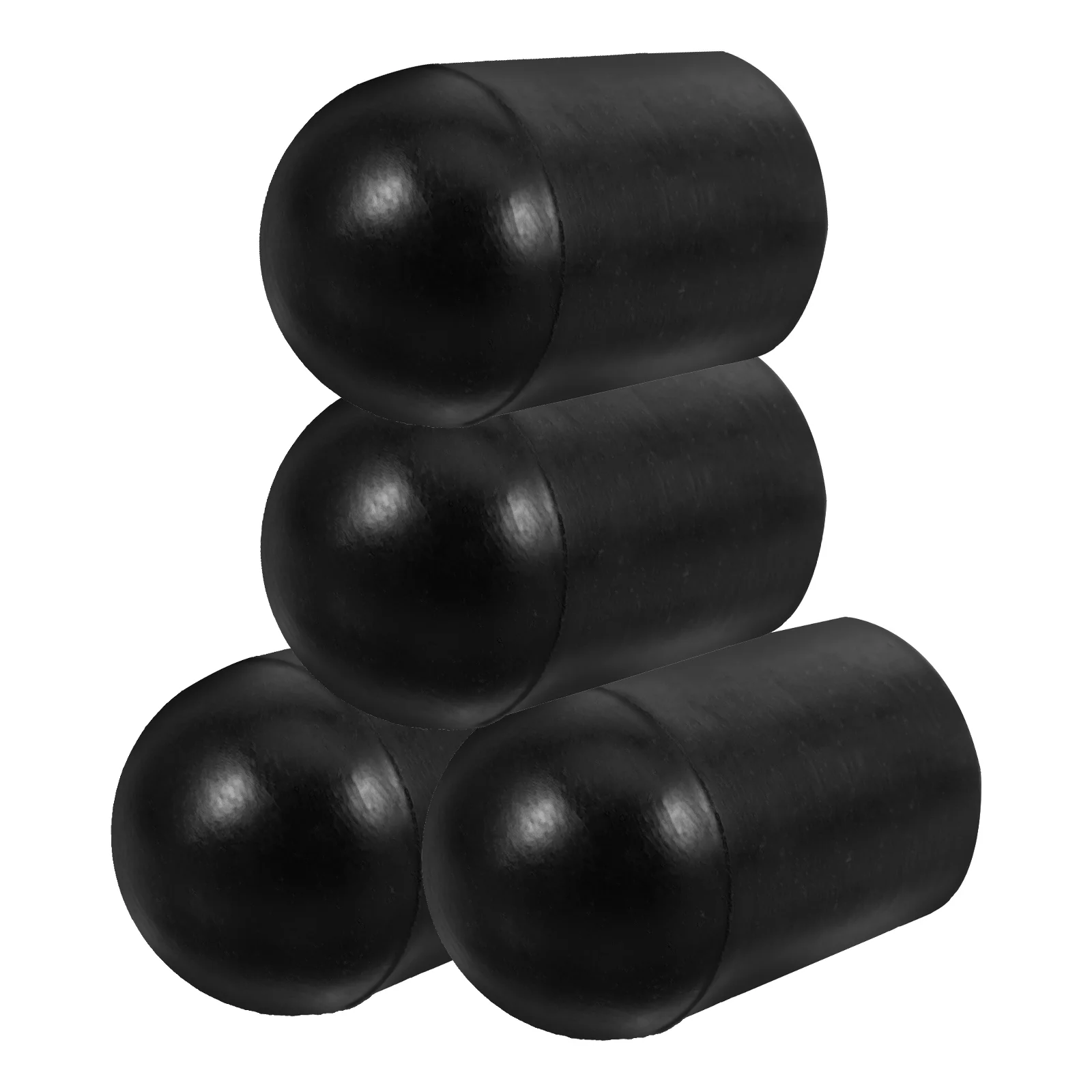 4 Pcs Cello Stand Convenient Bass Endpin Musical Instrument Accessories Replacement Tip Tail Shaft Protector Rubber for Stopper