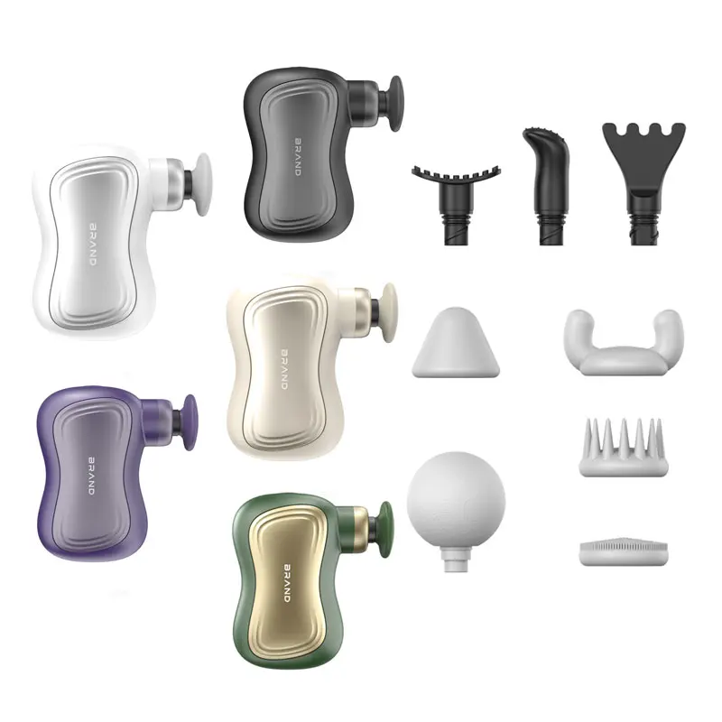 

Smart Library Healthpal Mini Portable High Speed Rechargeable Easy Carry Vibration Body Massager Deep Tissue Muscle Massage Gun