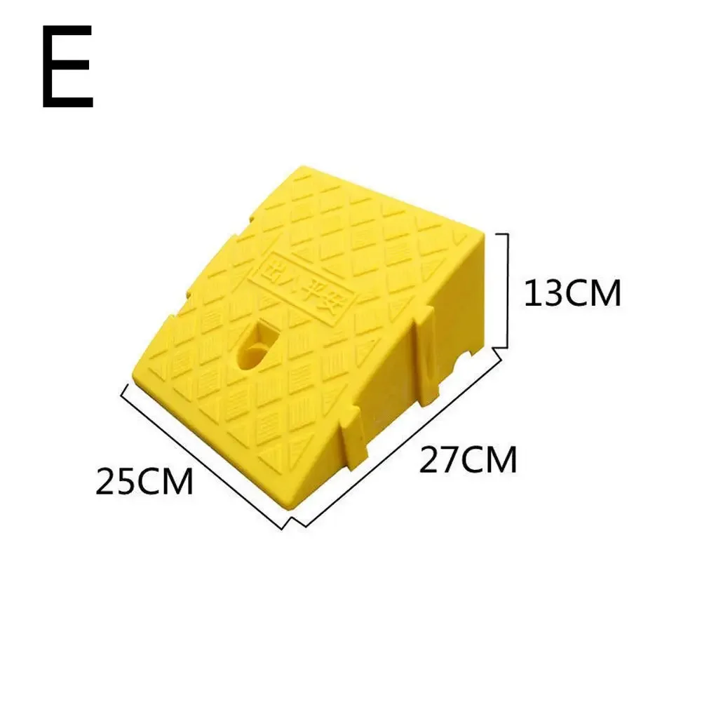 Zware Oprit Ramps7/13cm Hoogte Draagbare Anti-Slip Auto Wiel Chock Set Drempel Oprit voor vrachtwagen Trailer Motor Garage