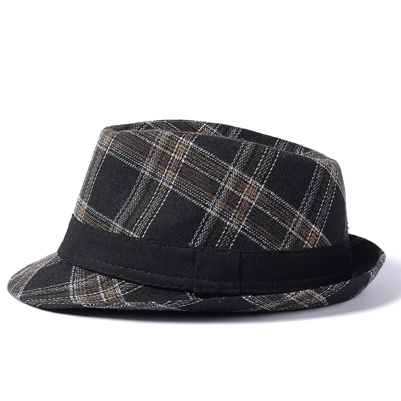 British Style Top Hat European and American New Gentleman Men's Sunshade Jazz  Dad Fedoras Bucket  Gift