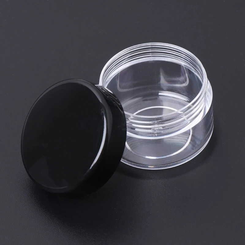 Botol Sampel Mini Kotak Penyimpanan Mini Portabel Toples Makeup Plastik untuk Wadah