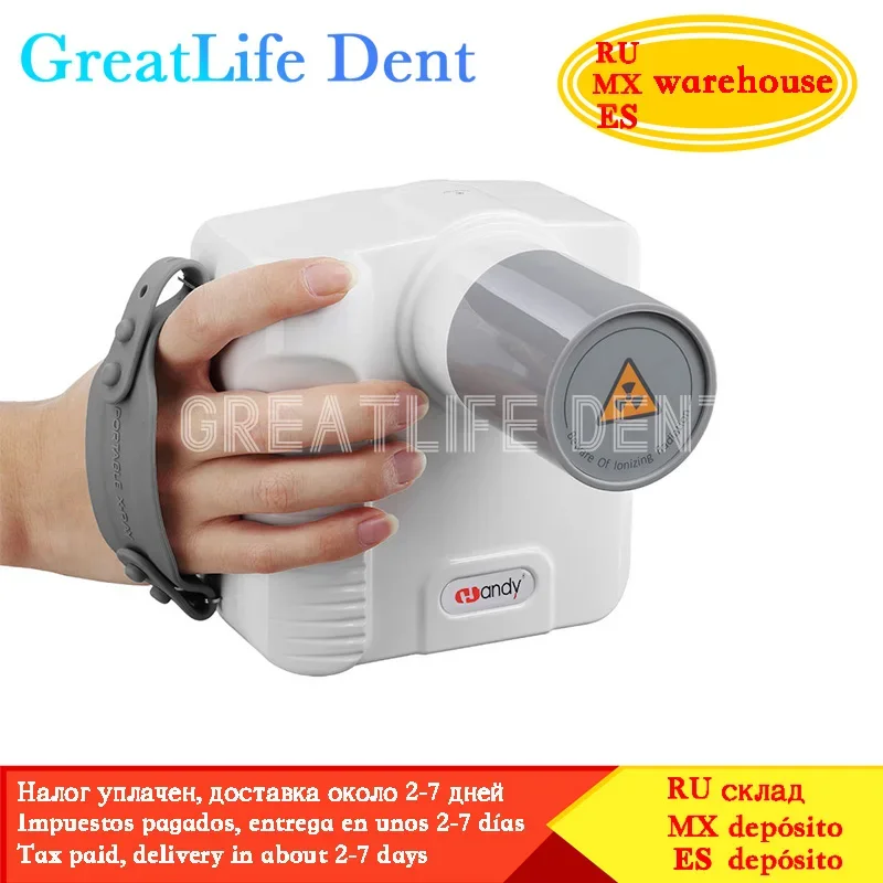 Mexico RU EU In Stock Greatlife Portable Dental X Ray Camera Original HyperLight X-ray Machine Wireless RVG Image Sensor System