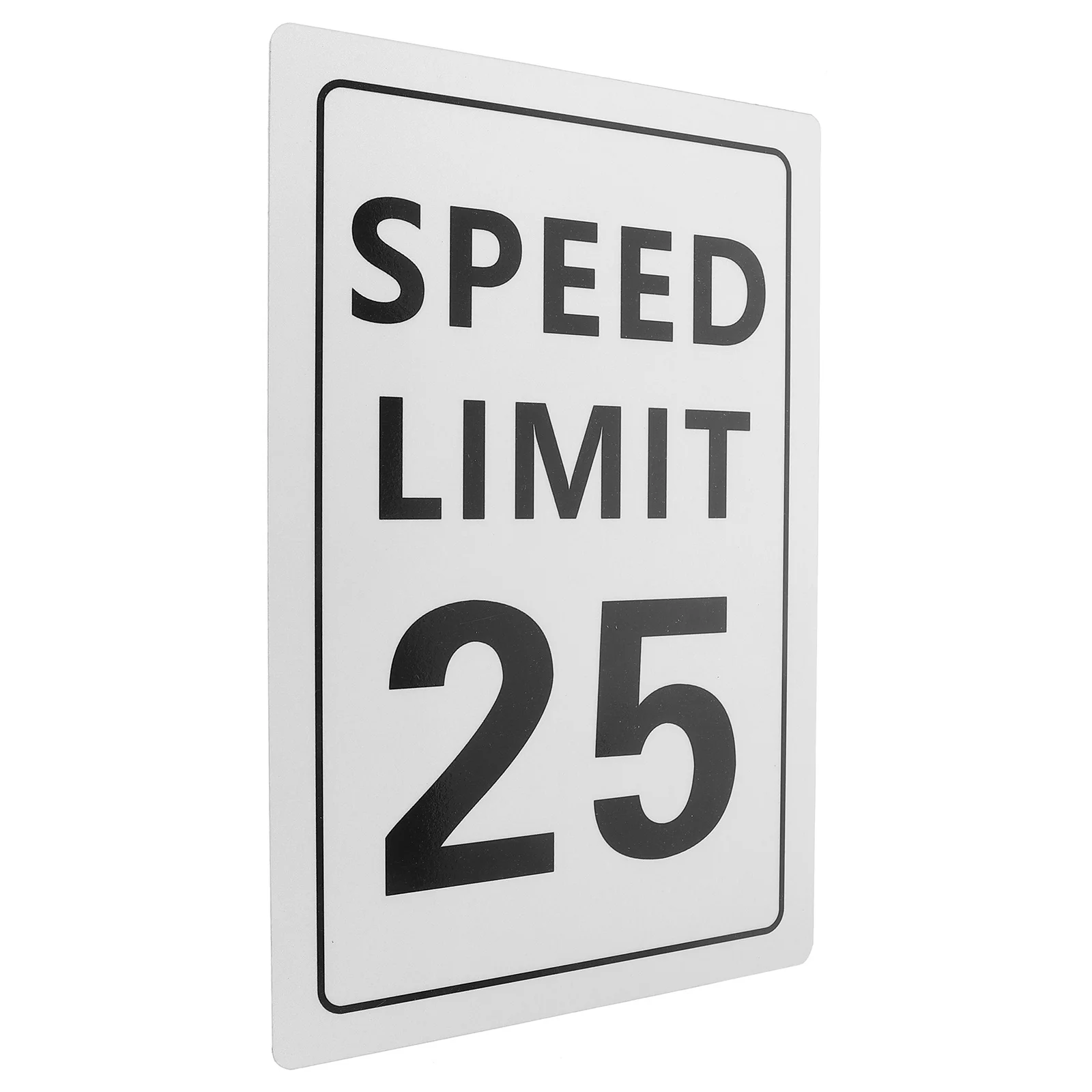 Speed Limit Metal Sign Durable Weatherproof Road Safety Warning Sign for Driveway Traffic Road Signs Signs