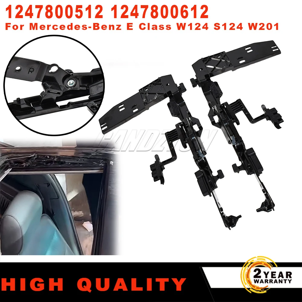 

For Mercedes E Class W124 500E S124 W201 New sunroof foot repair kit set Lifting Angle L+R 1247800512 1247800612 Car Accessories
