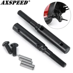 AXSPEED Metal Portal Stub Axle Drive Shaft Extended 40/48mm dla TRX4 Defender Bronco 1/10 RC Crawler Car Upgrade Parts