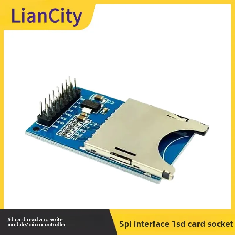 SD Card Reading and Writing Module SPI Interface Microcontroller SD Card Slot Module