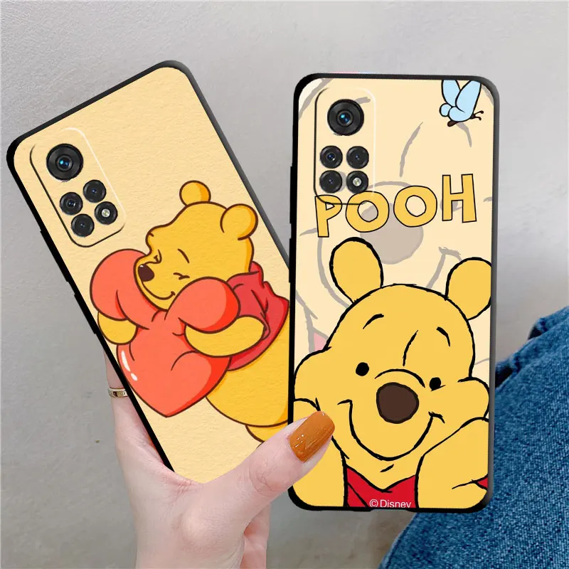 Case For Xiaomi Mi Poco X3 NFC 11 Lite 11T Pro X5 X4 12 10T 9T M3 F3 M4 Note 10 C55 C40 Phone Cover Disney Eat Honey Pooh Bear