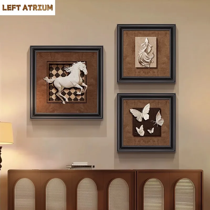 

Classical Artwork Decorative Wall Hanging Paintings Living Room Decoration Background Display Ornaments Wall Mounted Painting