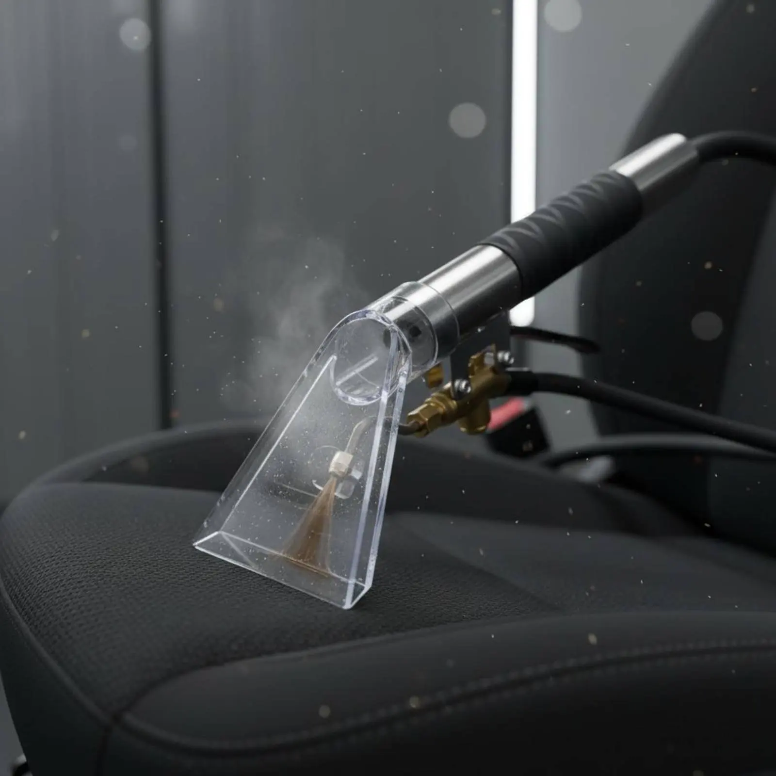 Steam Vacuum Nozzle Sturdy Metal Body Carpet Cleaning Head Upholstery Extractor Head for Professionals