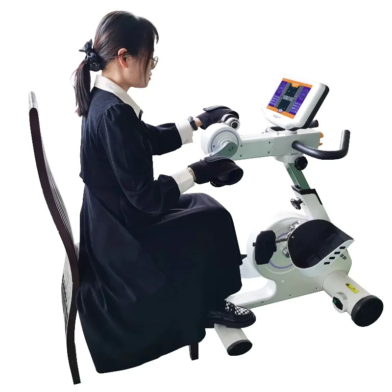 Electronic Physical Therapy Rehab Bike Active and Passive Trainer Rehabilitation Exercise Bike for Arm and Leg