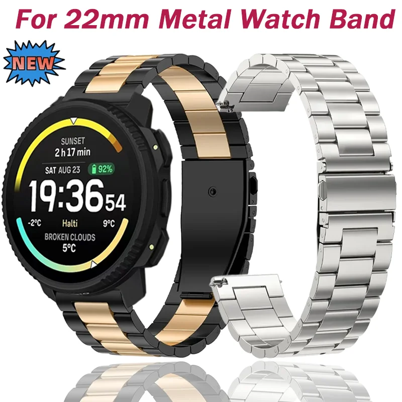 22Mm Metal Strap Fo…