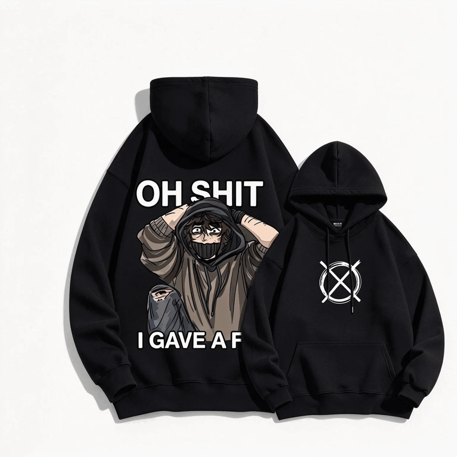 Marble Hornets Casual Loose Oversized Printed Unisex Retro Fashion Vintage Loose sweatshirt Sports Graphic Soft Comfortable tops
