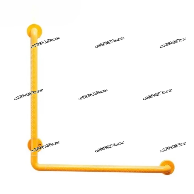304 Stainless Steel Toilet Bathtub L-shaped Handrail Disabled Barrier-free Bathroom Toilet Handrail 50 * 70