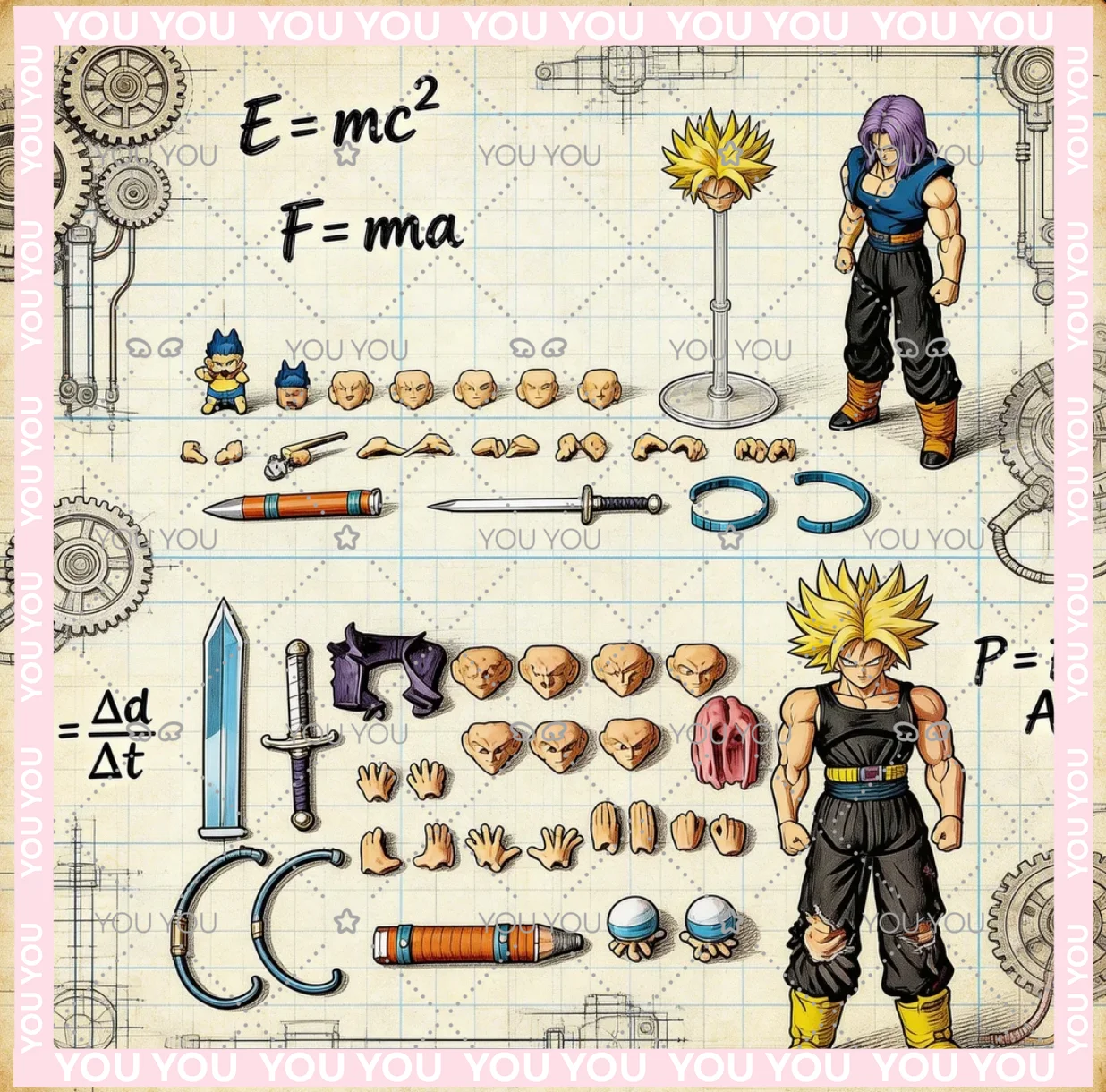 

Фигурка Tonsenarttoys SHF 06A06B Dragon Ball Z Super Saiyan SSJ SSJ2 Транкс, Маджин Буу, Кид Буутенкс, кастомные аксессуары, аниме-фигурка