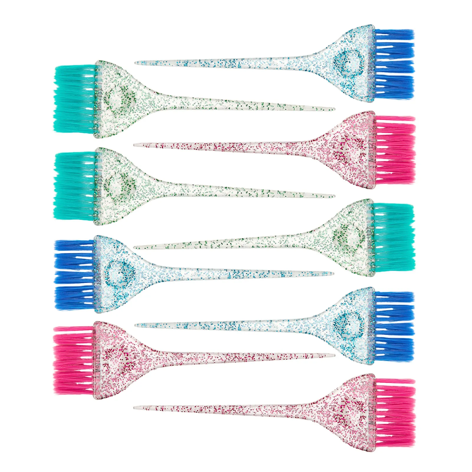 

Набор из 9 кистей для окрашивания волос с профессиональной эргономичной ручкой для равномерного нанесения краски и мелирования, многоразовый пластиковый аппликатор