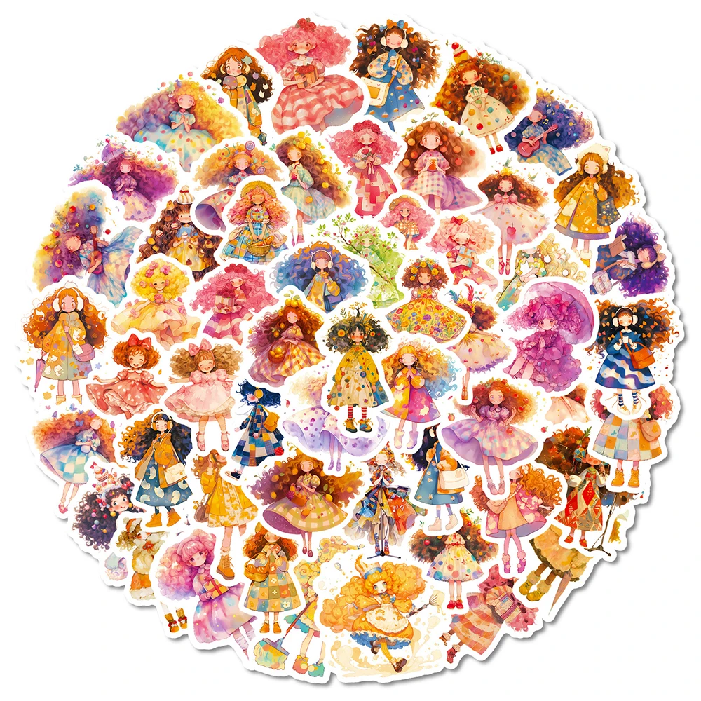 10/30/56 pezzi simpatici anime ragazze cartoni animati adesivi decalcomanie giocattoli fai da te laptop chitarra bagagli pacchetti di adesivi Kawaii