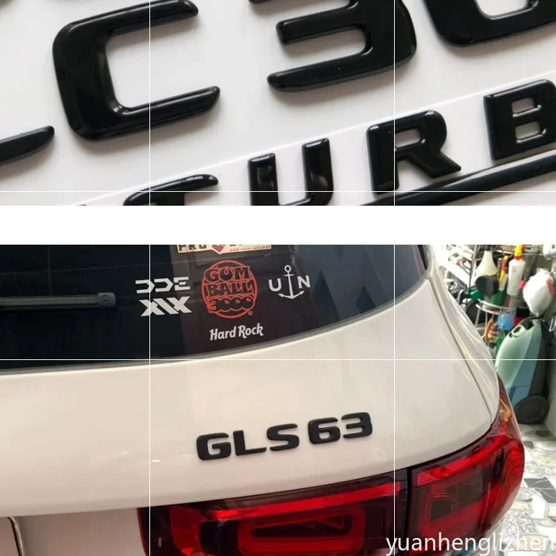 For GLE Coupe C292 W166 W167 GLE250d GLE350de GLE300d GLE350e GLE350d GLE400d GLE500e 4MATIC Emblems